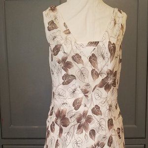 Ann Taylor Loft Floral Garden Party Dress Size 10